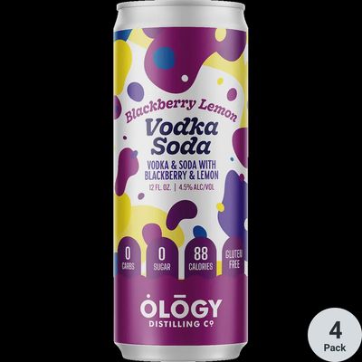Ology Blackberry Lemon Vodka Soda