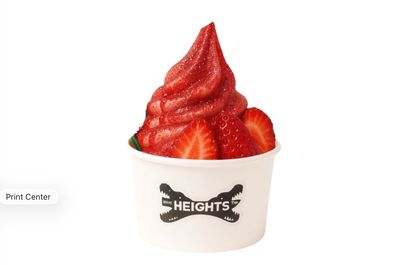 Showgirl Strawberry Soft Serve