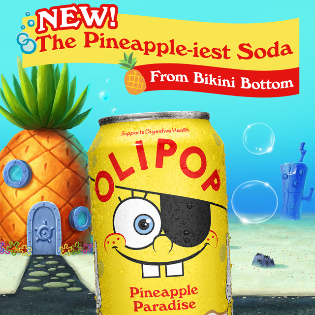 Olipop  Pineapple Paradise
