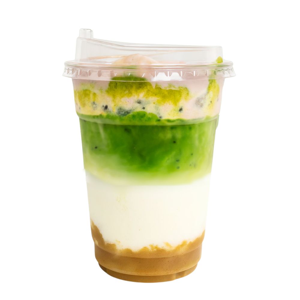 Banana Cream Matcha Latte