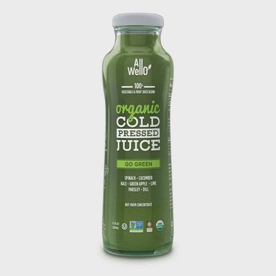 All WellO Go Green Juice  100% Vegetable &amp; Fruit Juice Blend