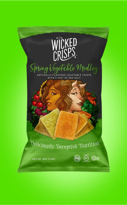 Wicked Crisps Spring Vegetable Medley