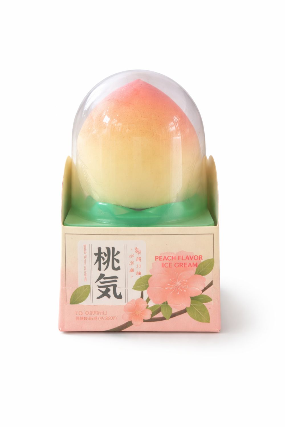 Propitious (viral) peach ice cream