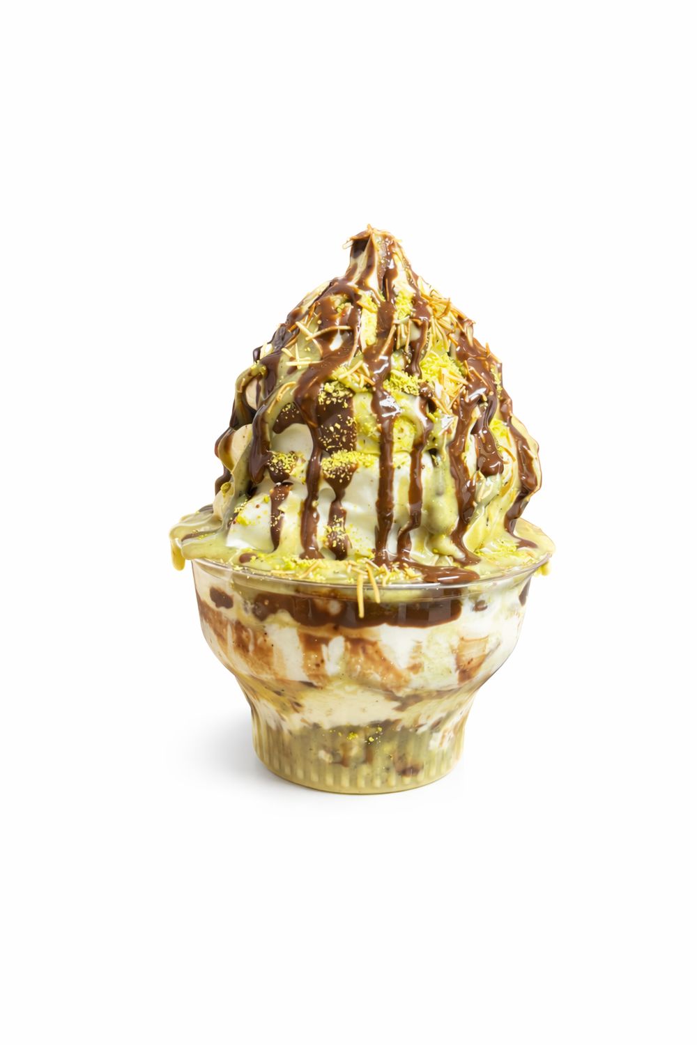 Dubai Chocolate Soft Serve