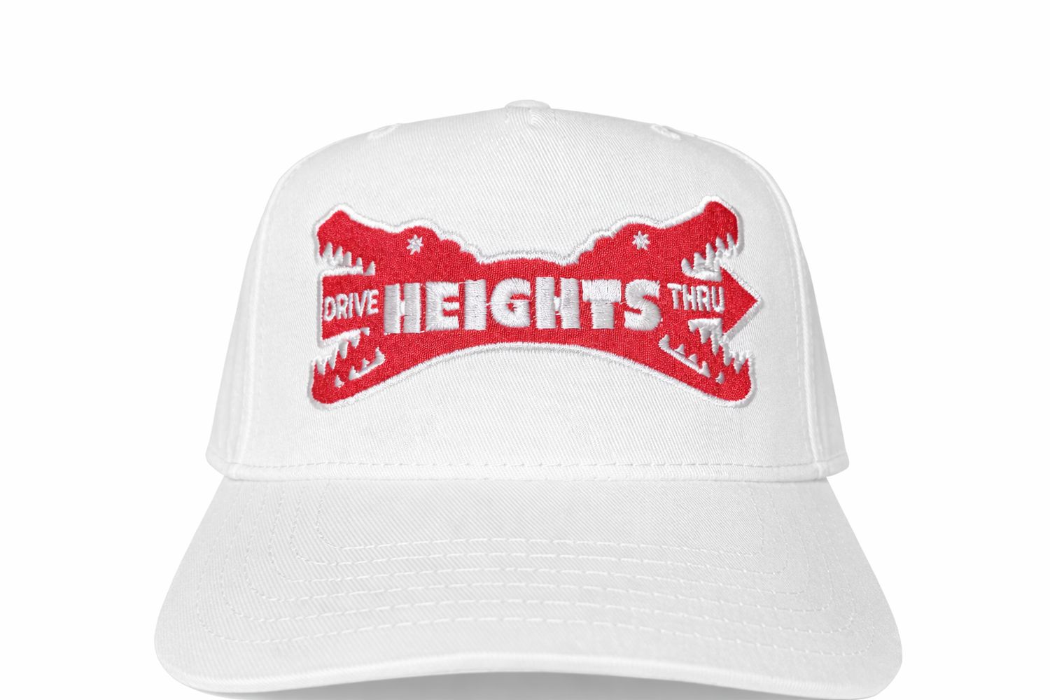 HDT Emroidered Hat- Red/White