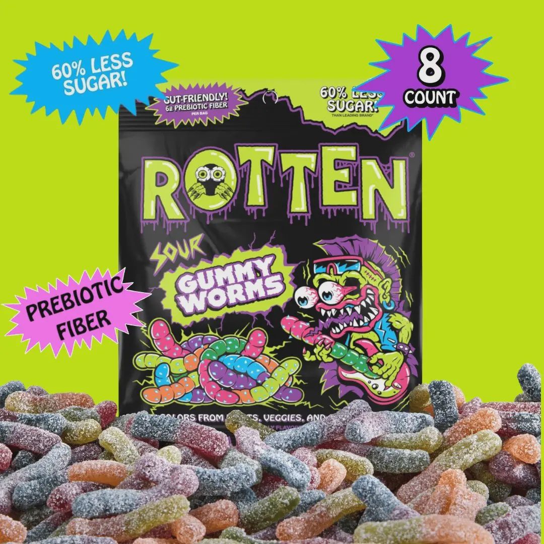 Rotten Sour Gummy Wormz