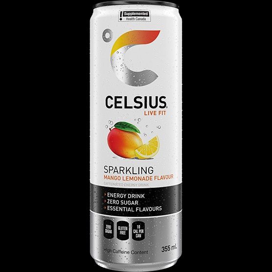Celsius Sparkling Mango Lemonade