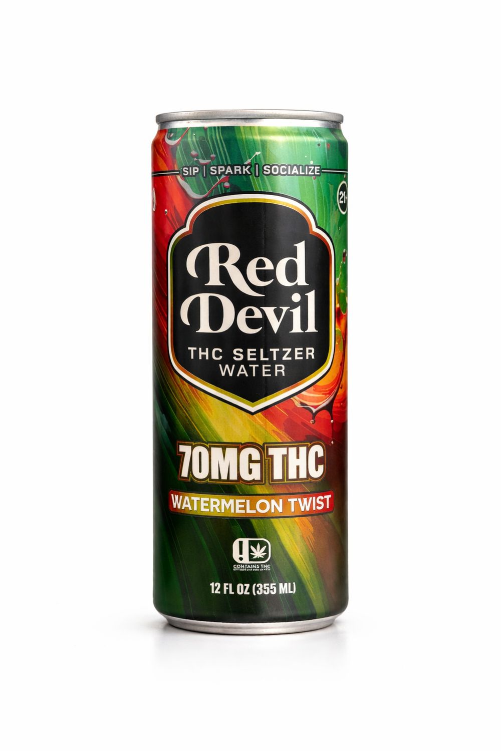 Red Devil THC Seltzer Watermelon Twist 70 MG