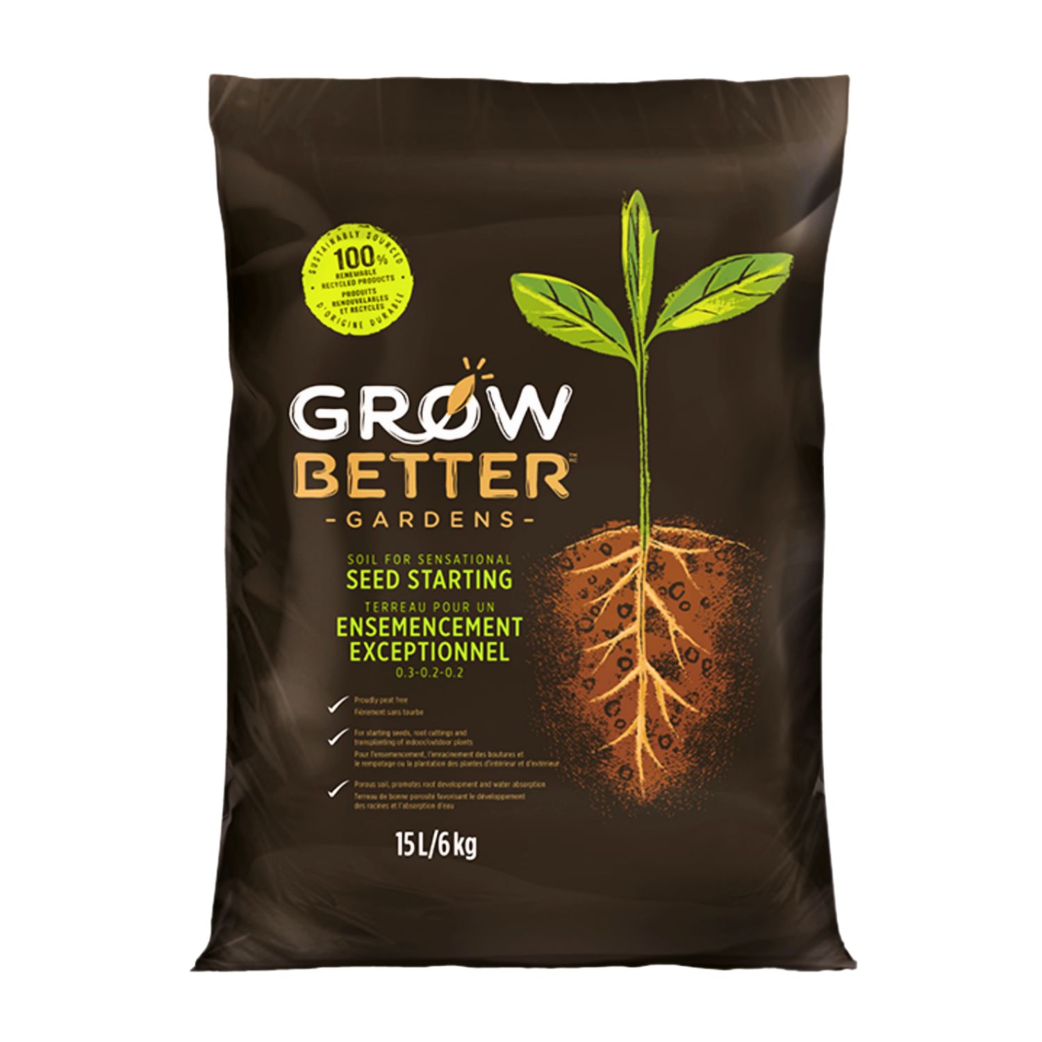 Seed Starting Soil Mix - 15L