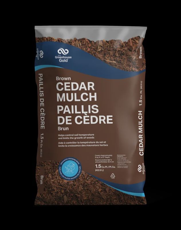 Mulch - Brown Cedar 2 Cu Ft