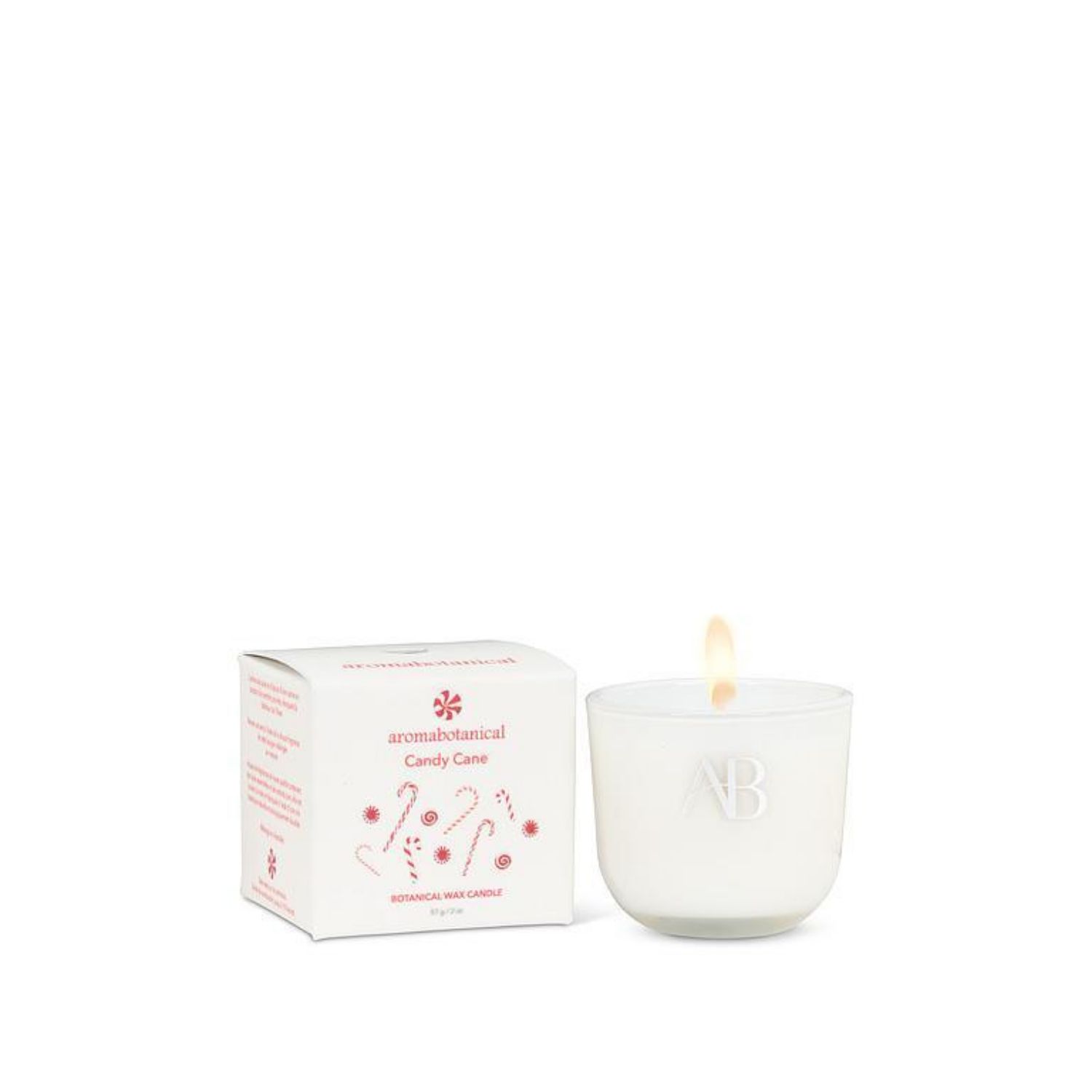 2&quot; Mini Candle – Candy Cane