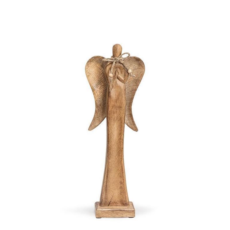 17&quot; Tall Wood Angel