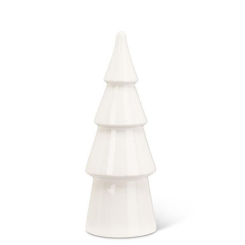 10.5&quot; White Tiered Tree