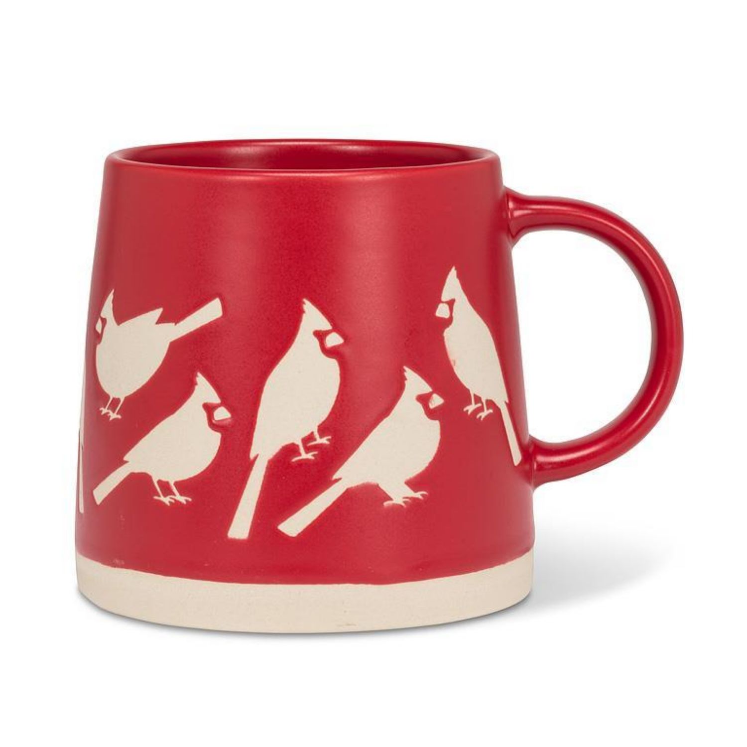 14oz Mug with Cardinals – Red
