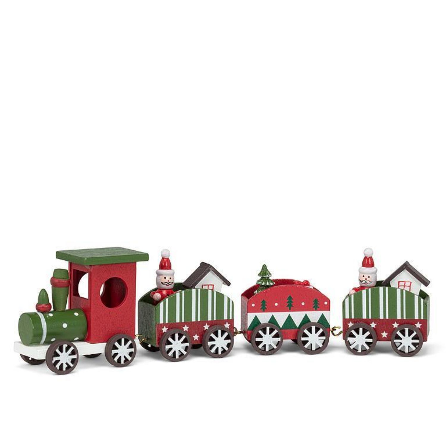 12&quot; Train Set Décor – Red/Green