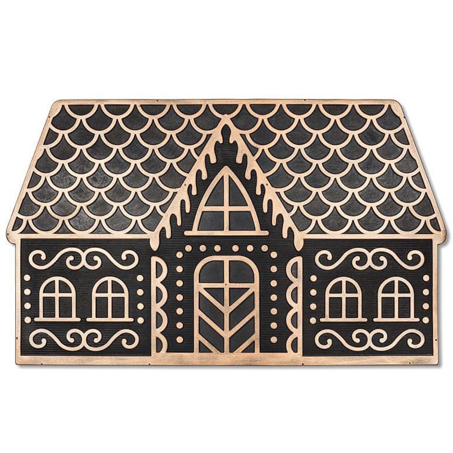 18x30&quot; Doormat – Gingerbread House