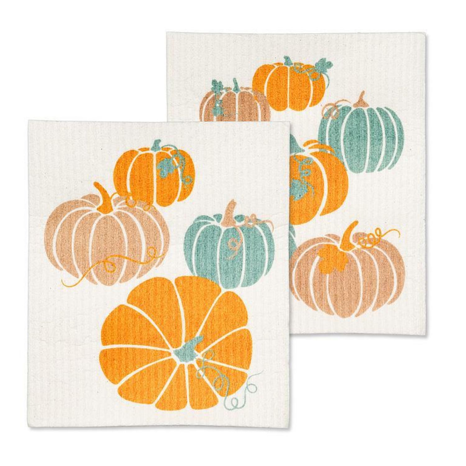 Swedish Dishcloth Set of 2 – Pumpkins
