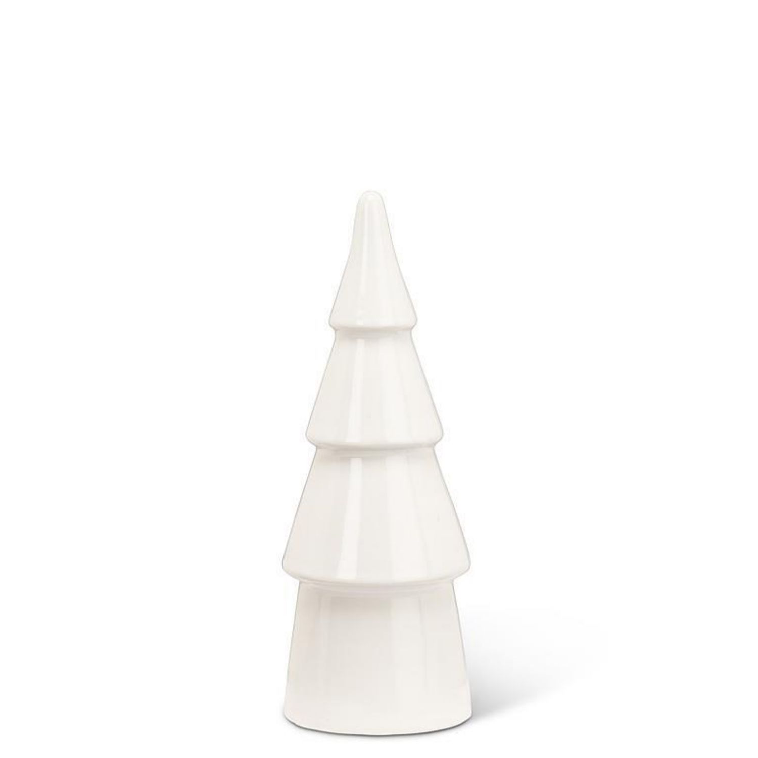 8.5&quot; White Tiered Tree
