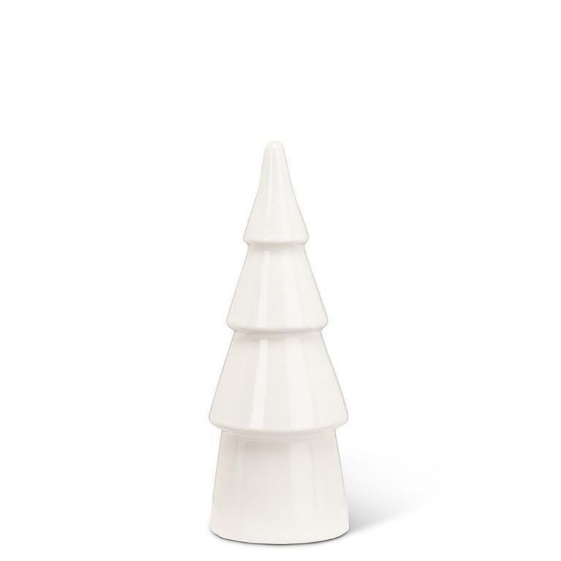 8.5&quot; White Tiered Tree
