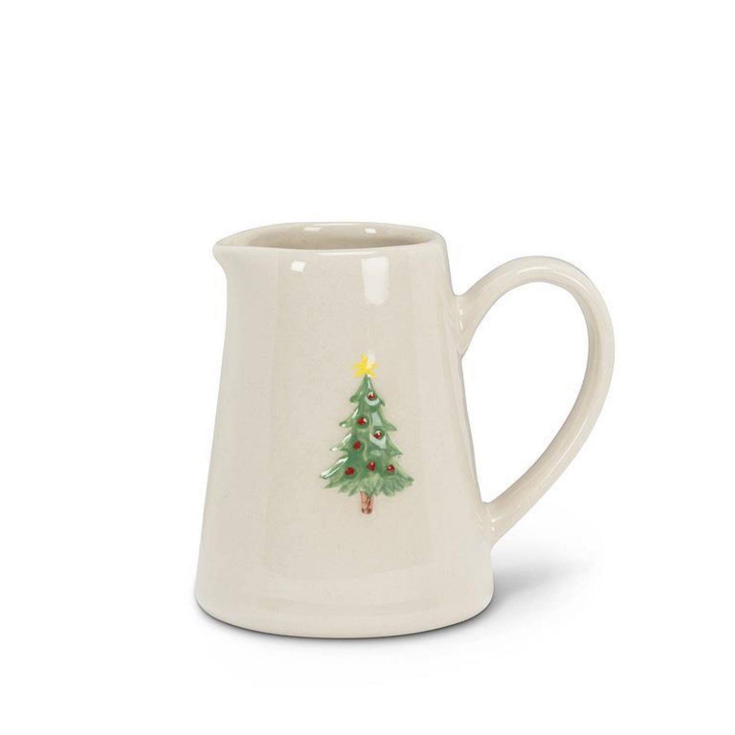 5oz Pitcher with Tree – White