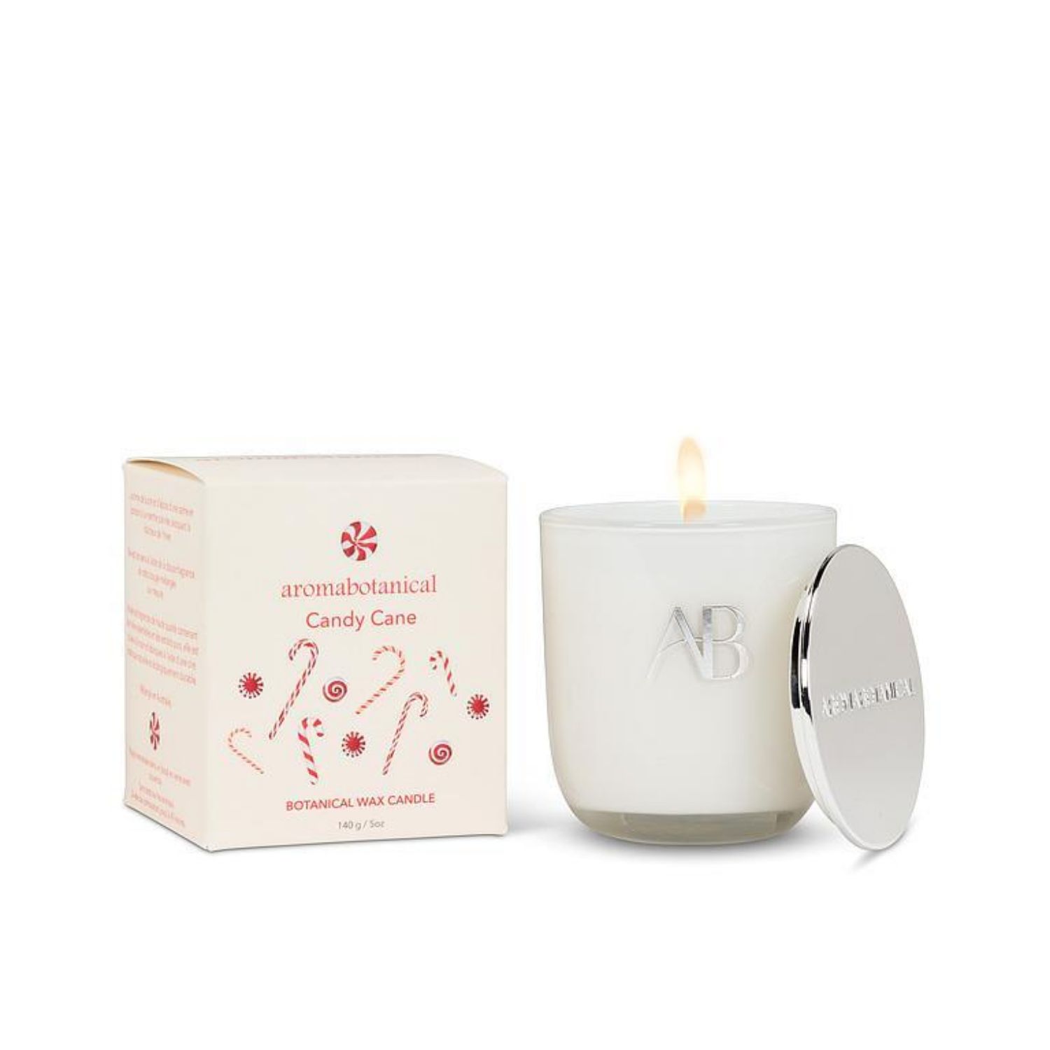 3&quot; Small Candle – Candy Cane