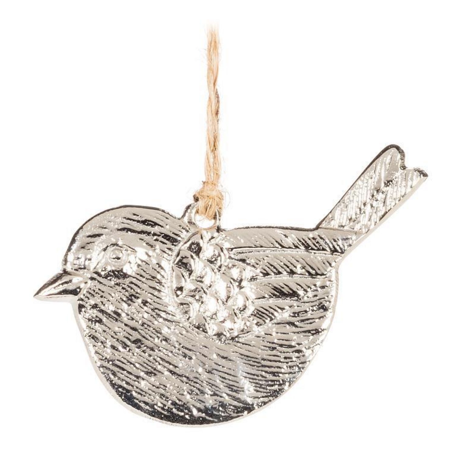 3&quot; Bird Ornament – Silver
