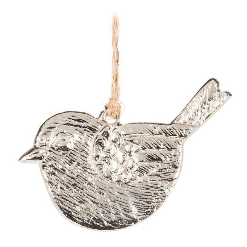 3&quot; Bird Ornament – Silver