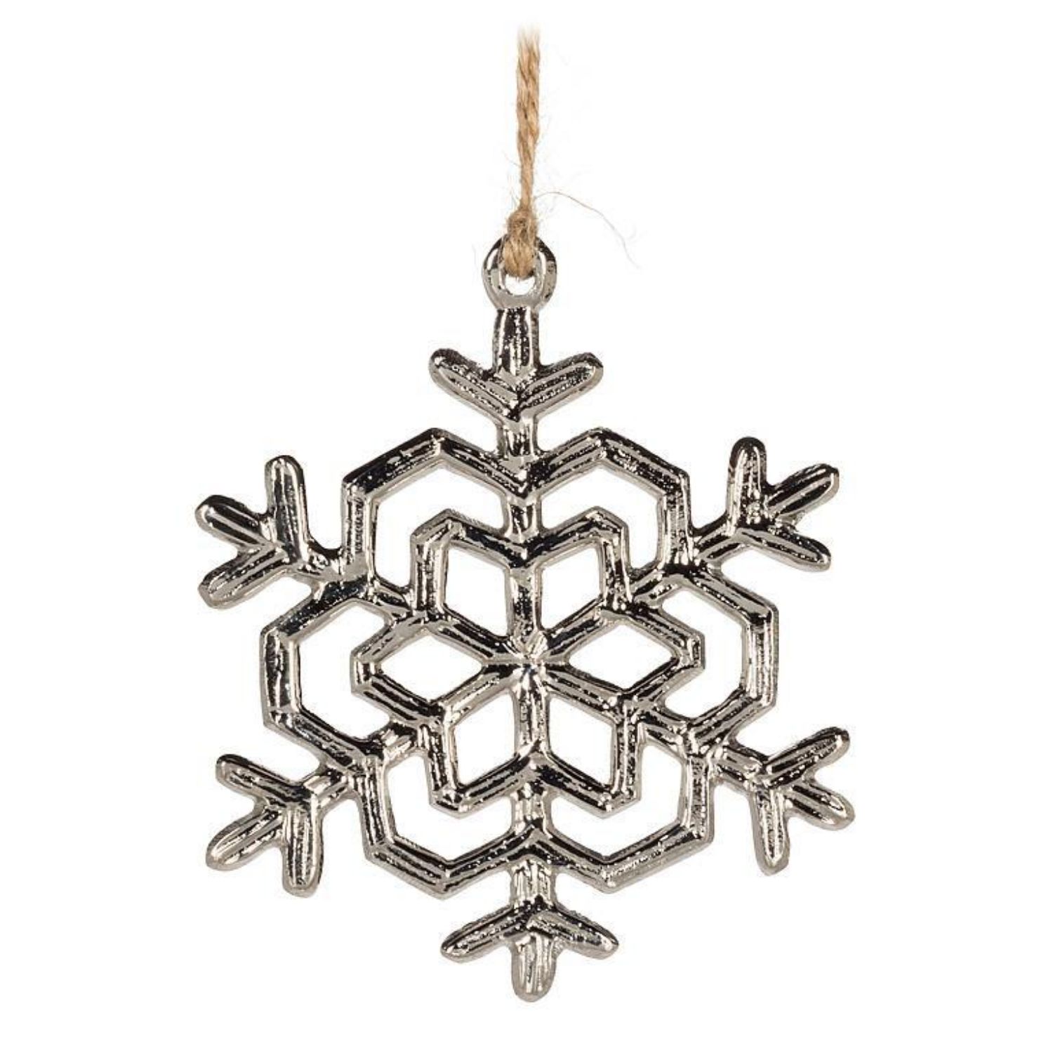 3&quot; Snowflake Ornament – Silver