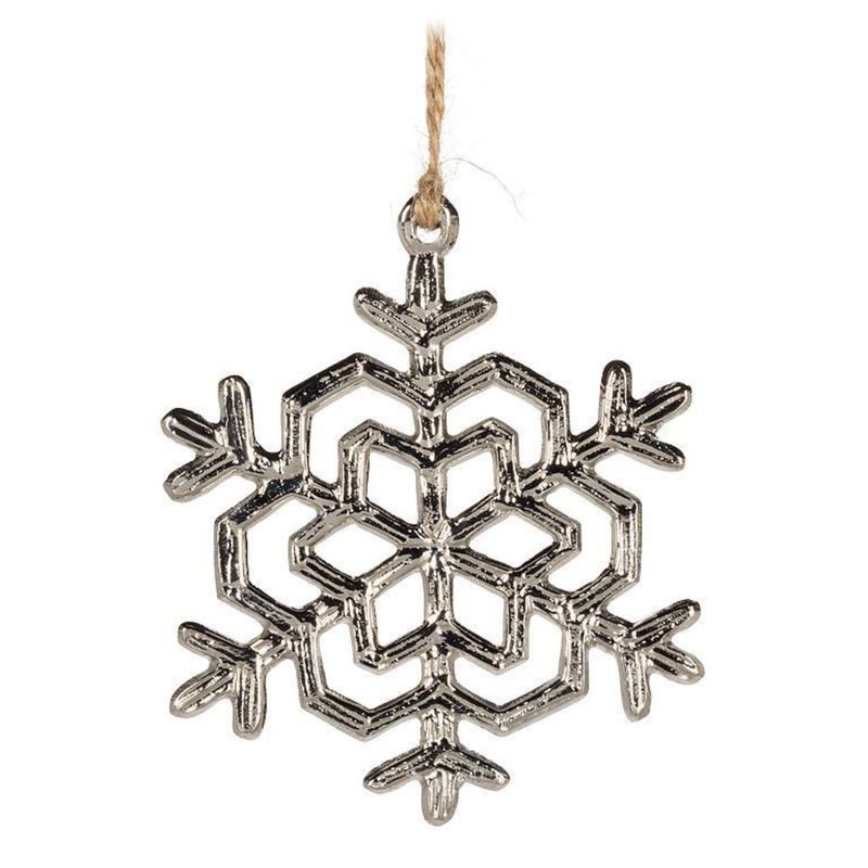 3&quot; Snowflake Ornament – Silver