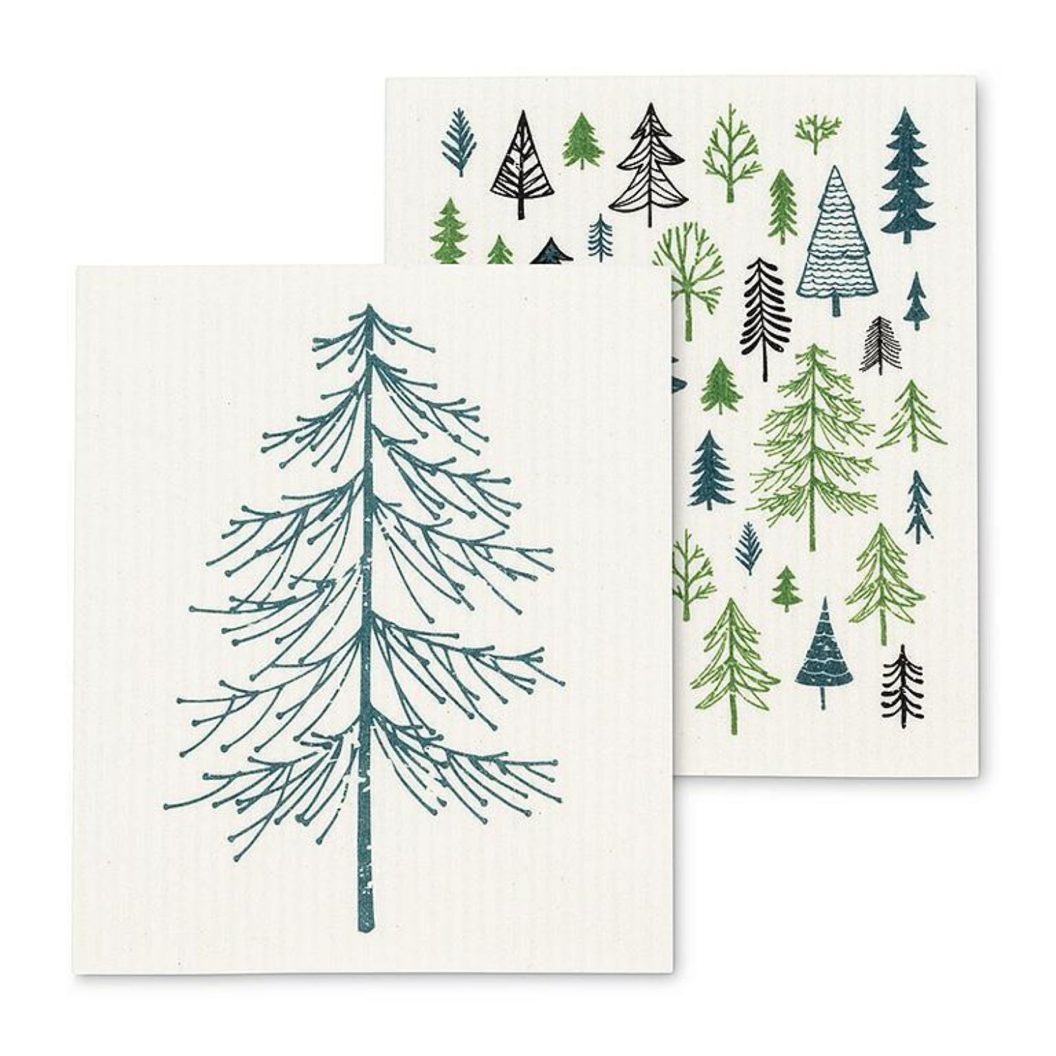 Swedish Dishcloth Set of 2 – Trees
