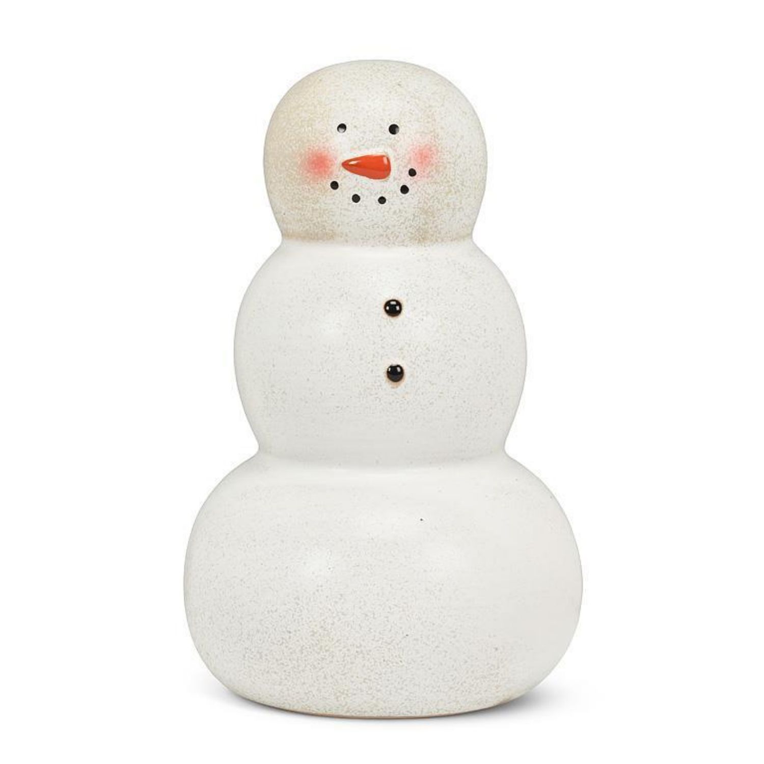6.5&quot; Ceramic Snowman Figurine