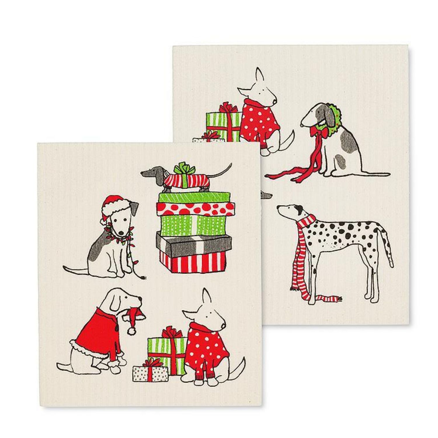 Swedish Dishcloth Set of 2 – Dogs