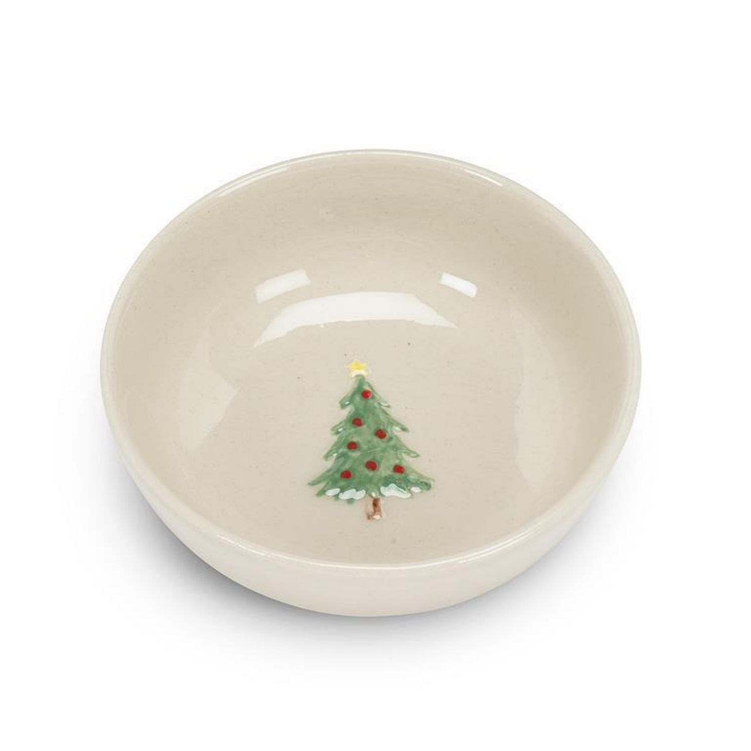 3&quot; Mini Bowl with Tree – White