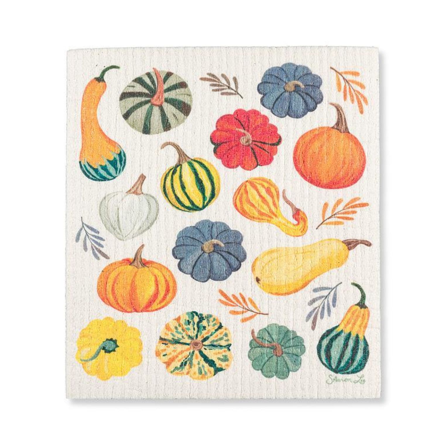 Swedish Dishcloth – Harvest Gourds