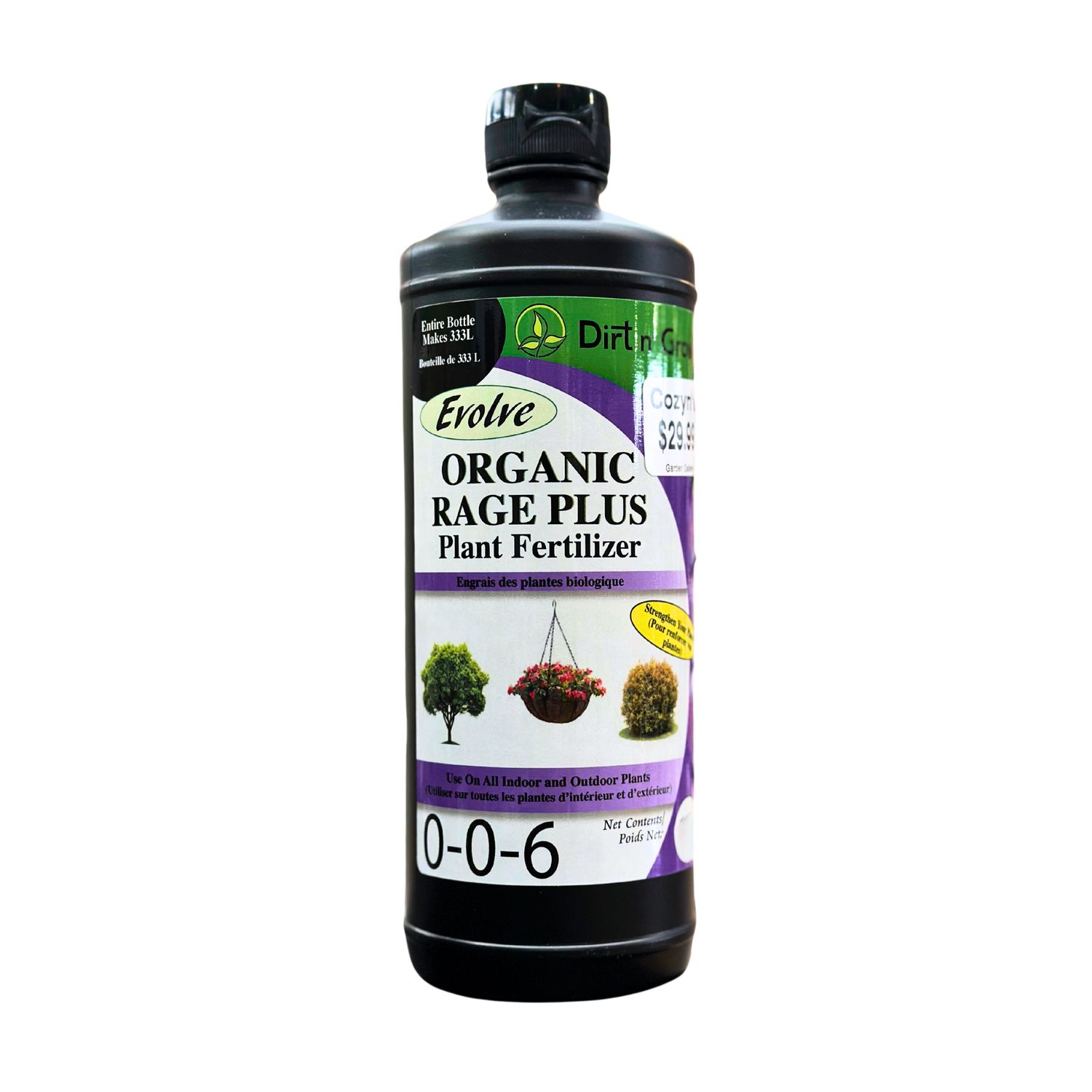 Evolve Rage Plus Fertilizer