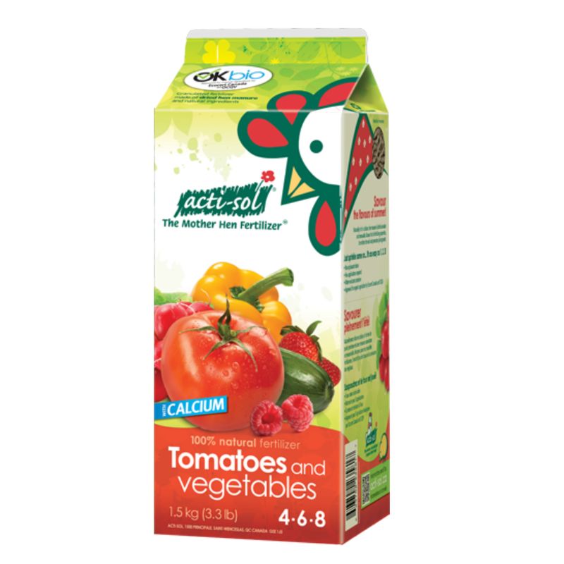 Actisol Tomato &amp; Veg 4-6-8 1.5kg