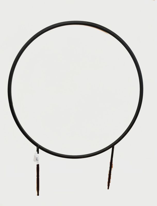 Metal Hoop Décor with Stake – Gold