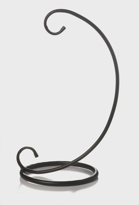 Metal Tabletop Ornament Hanger 18&quot; – Black