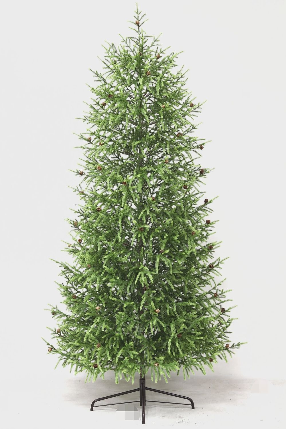 5&#39; NATURAL TOUCH NORFOLK PINE TREE, 204 TIPS, METAL STAND 33&quot;D