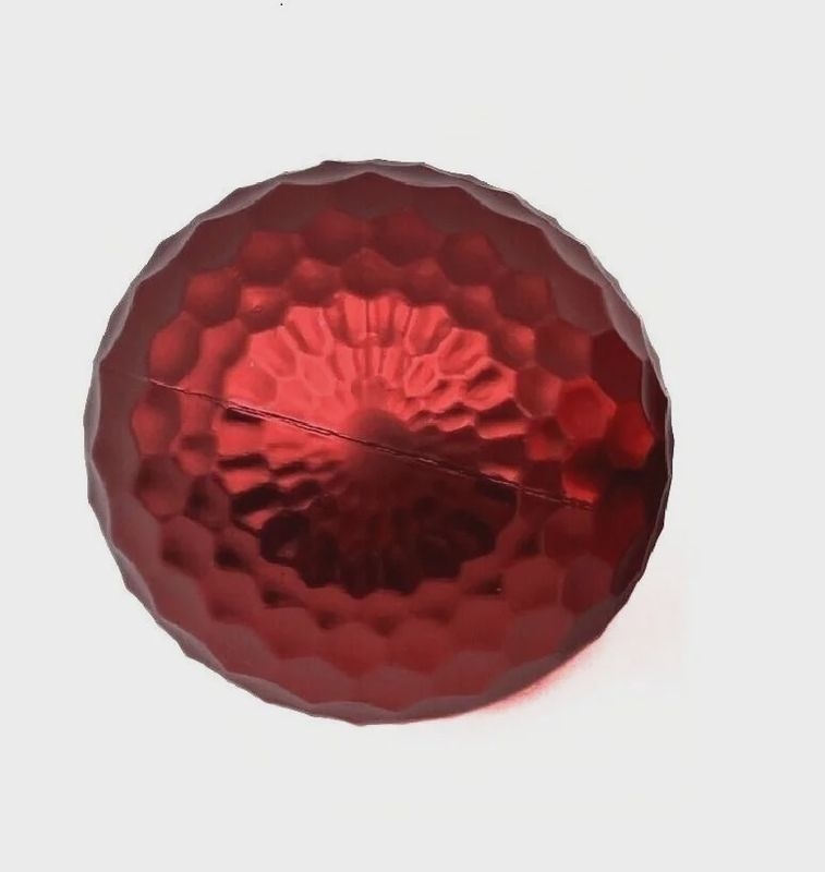 Ball on Stick, Hammered Finish, 45mm Matte Red