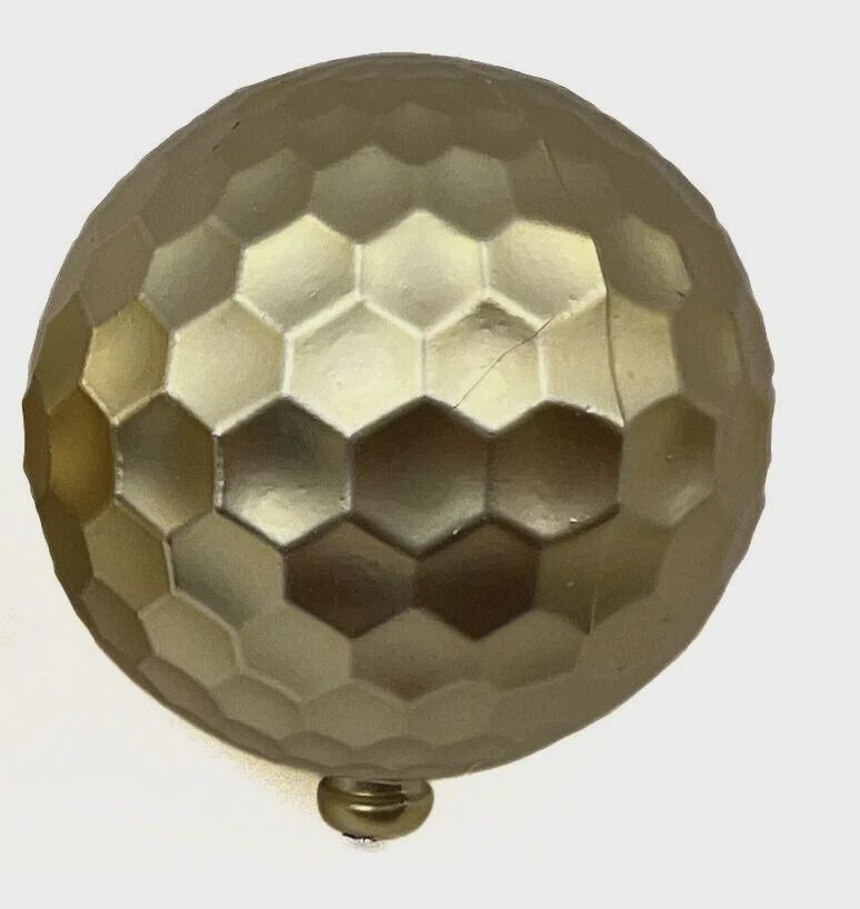 Ball on Stick Hammered Finish, 45mm matte gold