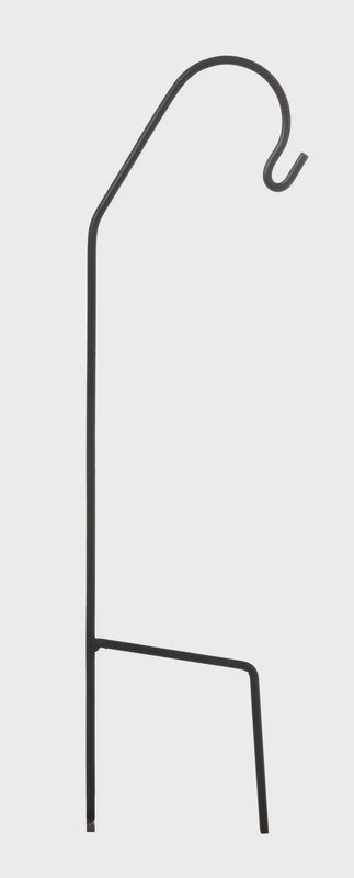24&quot; Hook with Stakes – Black