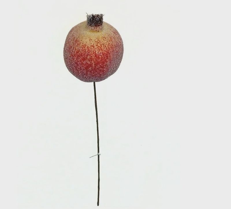 80mm Sugared Pomegranate on Pick