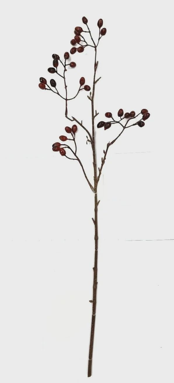 Hypericum Berries Spray 25&quot; burgundy