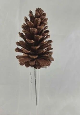 Natural Brown 5&quot; Pinecone on pick