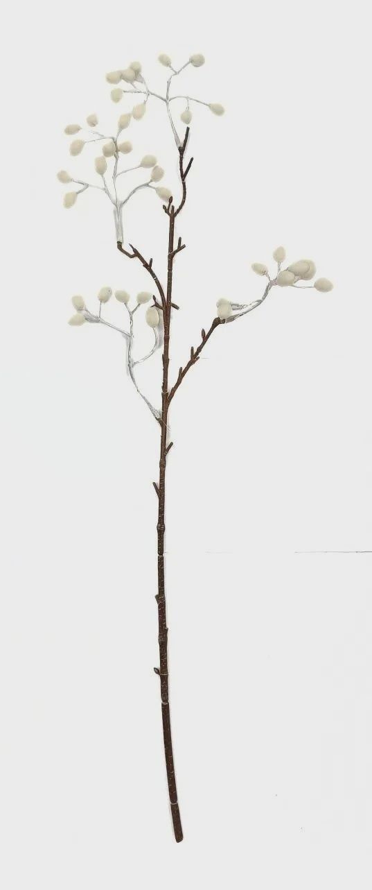 Hypericum Berries Spray 25&quot; cream