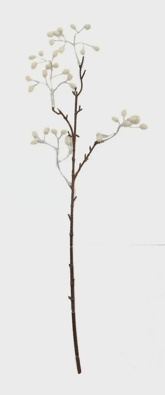 Hypericum Berries Spray 25&quot; – Cream