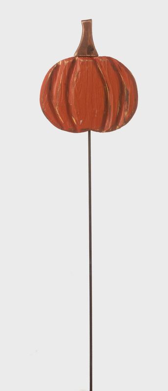 Pumpkin on Stick 8&quot; – Orange