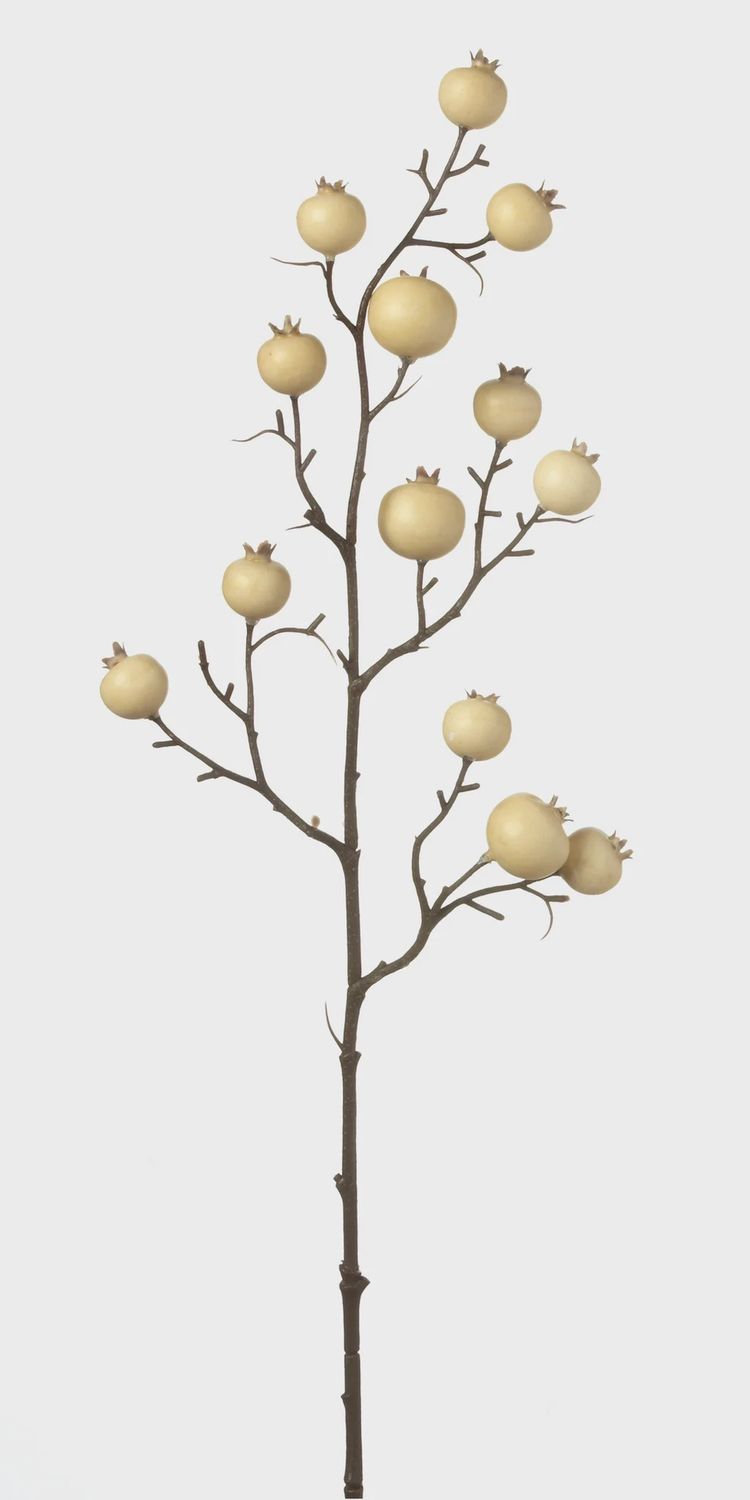 22.5&quot; CRABAPPLES - CREAM