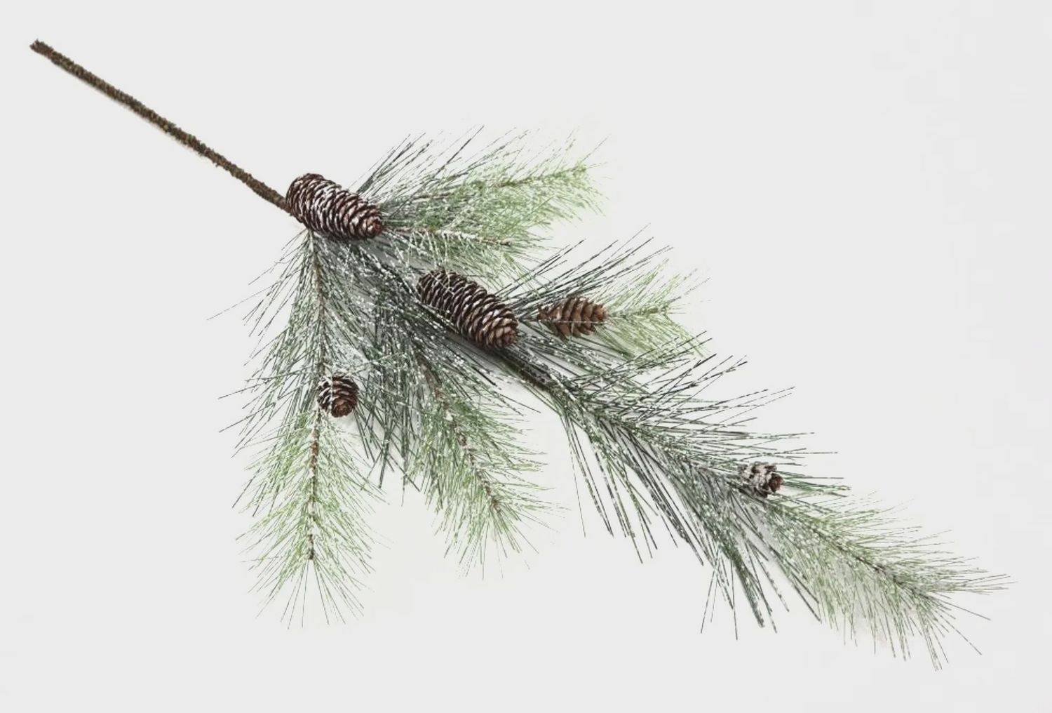 Flocked Western Pine Spray 30&quot;